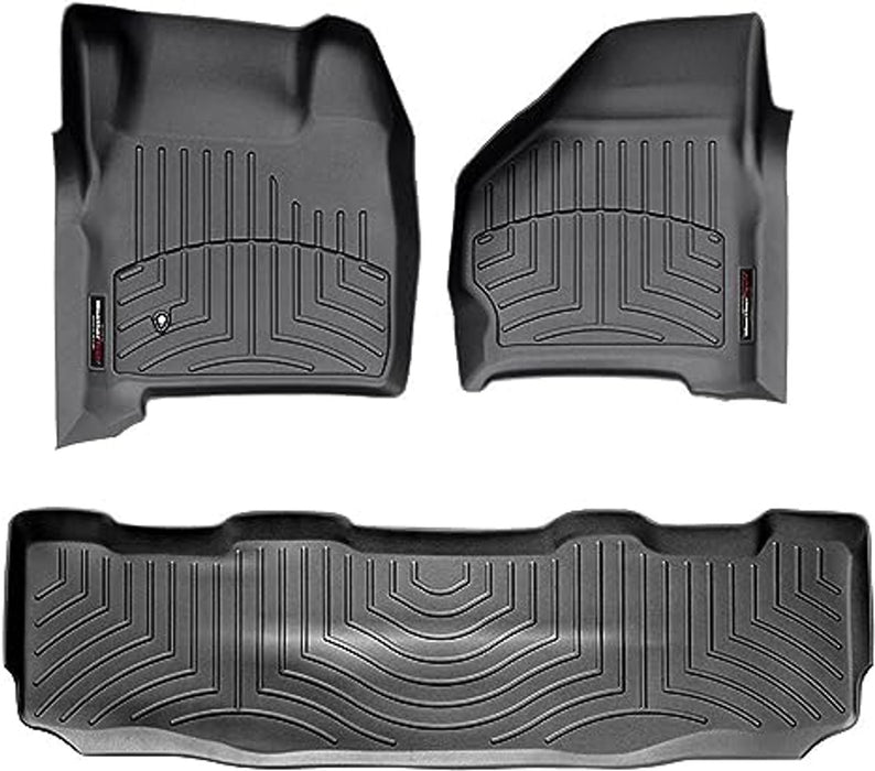 WeatherTech 15 Ford F-150 (Supercrew and Supercab Only) Front & Rear FloorLiners - Black