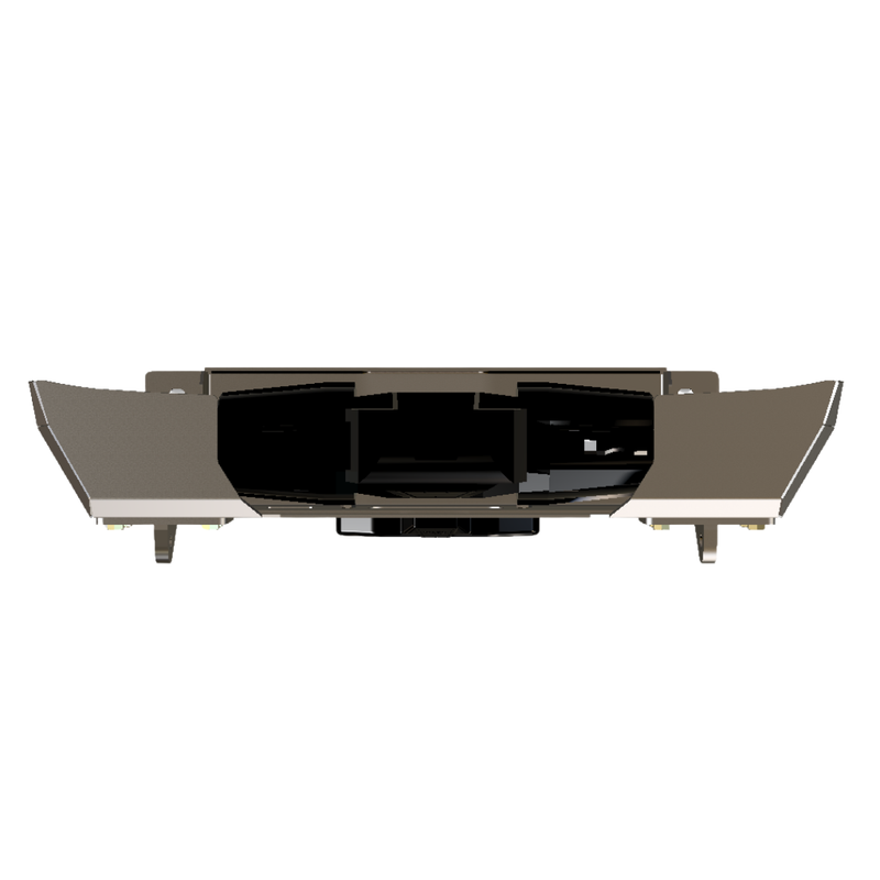 Gauntlet Series Front Stubby Bumper w/Bull Bar Tube for Jeep JK Wrangler (2007-2018)