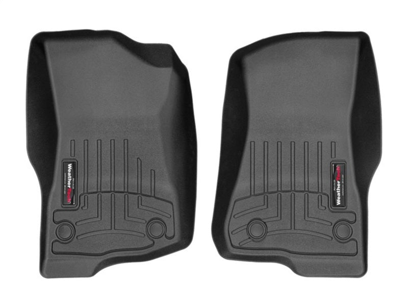 WeatherTech 2018+ Jeep Wrangler Unlimited Front FloorLiner - Black