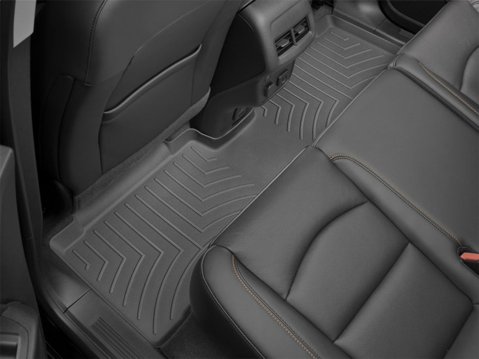WeatherTech 2022+ Jeep Grand Wagoneer/Wagoneer Rear 1st & 2nd Row Rubber Mats - Black (8 Passenger)
