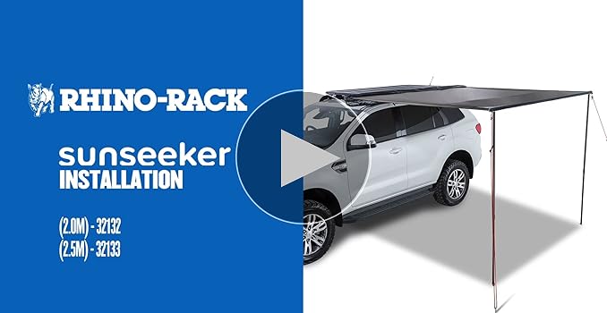 Rhino-Rack Sunseeker Awning - 2.5m - Black