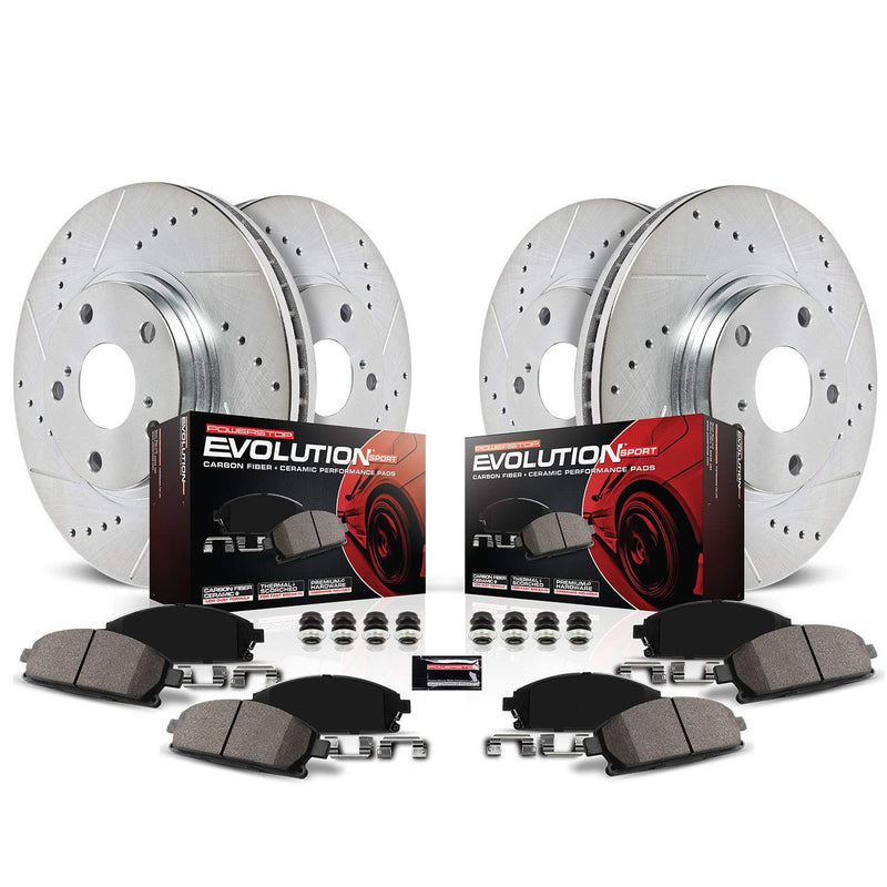 Power Stop 2018 Ford Expedition Front & Rear Z36 Truck & Tow Brake Kit