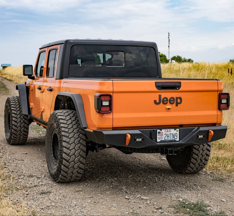 JT Aluminum Rear Bumper — Featherweight Series