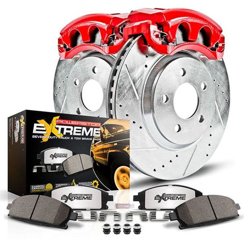 Power Stop 20-21 Chevrolet Silverado 3500 HD Front Z36 Truck & Tow Brake Kit w/Calipers