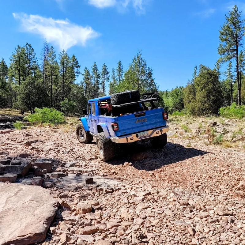 JT Aluminum Rear Bumper — Featherweight Series