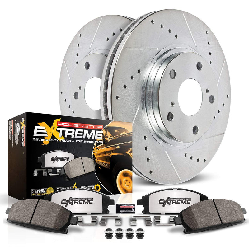 Power Stop 2012 Ford F-350 Super Duty Front Z36 Truck & Tow Brake Kit w/Calipers
