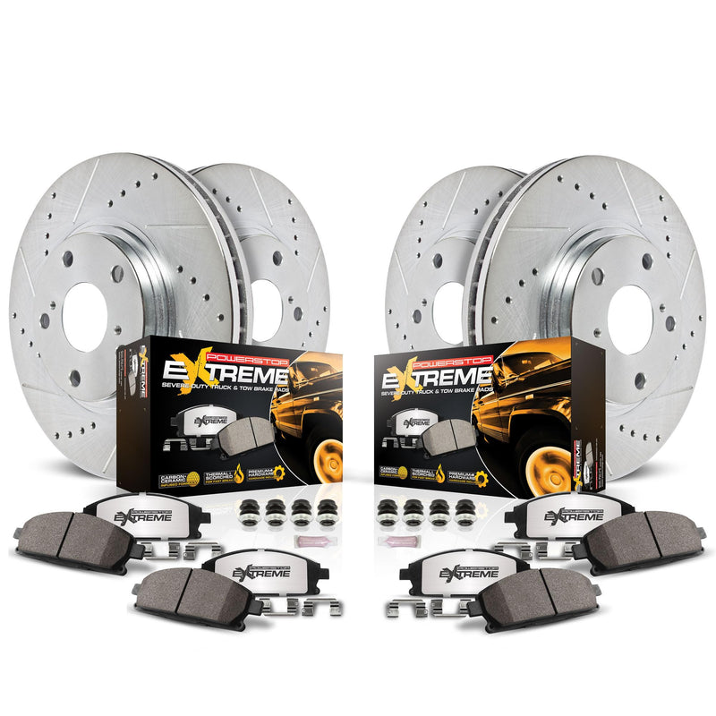 Power Stop 2011 GMC Sierra 3500 HD Front Z36 Truck & Tow Brake Kit