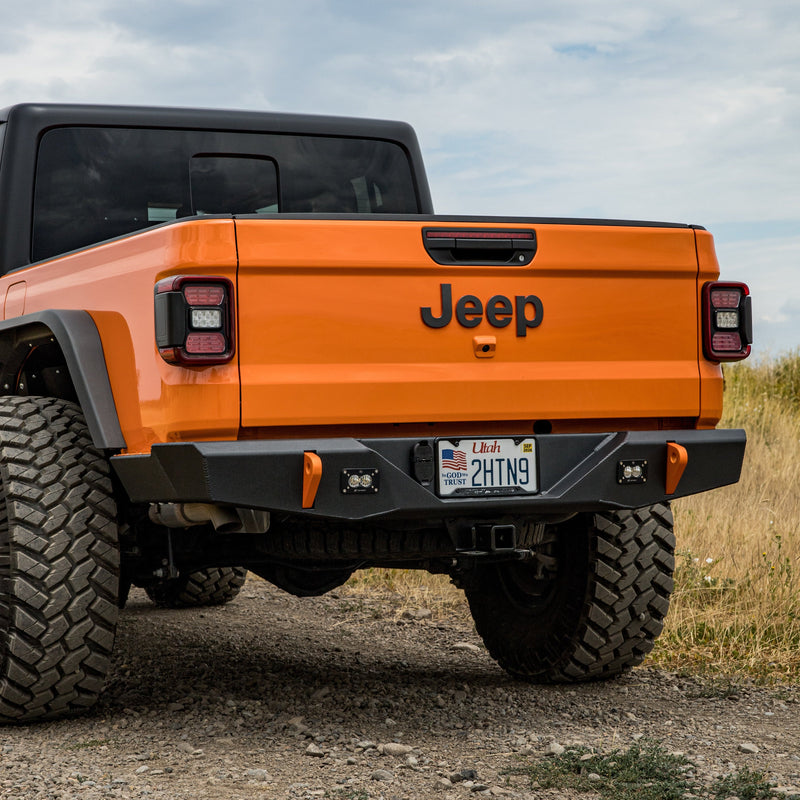 JT Aluminum Rear Bumper — Featherweight Series
