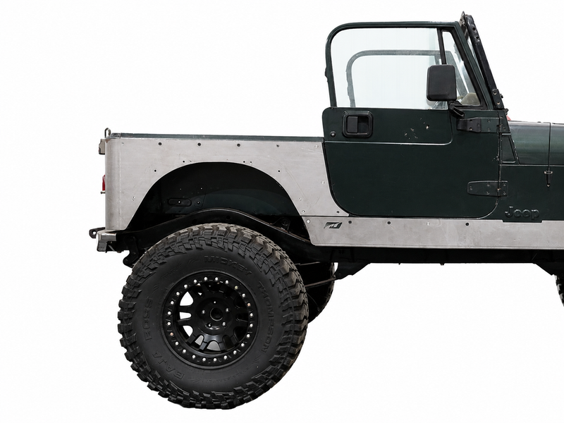 Hatchet 2 Inch Stretch Corner Armor for Jeep YJ - Steel