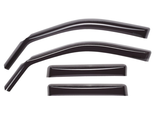 WeatherTech 15-22 GMC/Chevy Canyon/Colorado Ext. Cab/CC Front Side Window Deflectors - Dark Tint