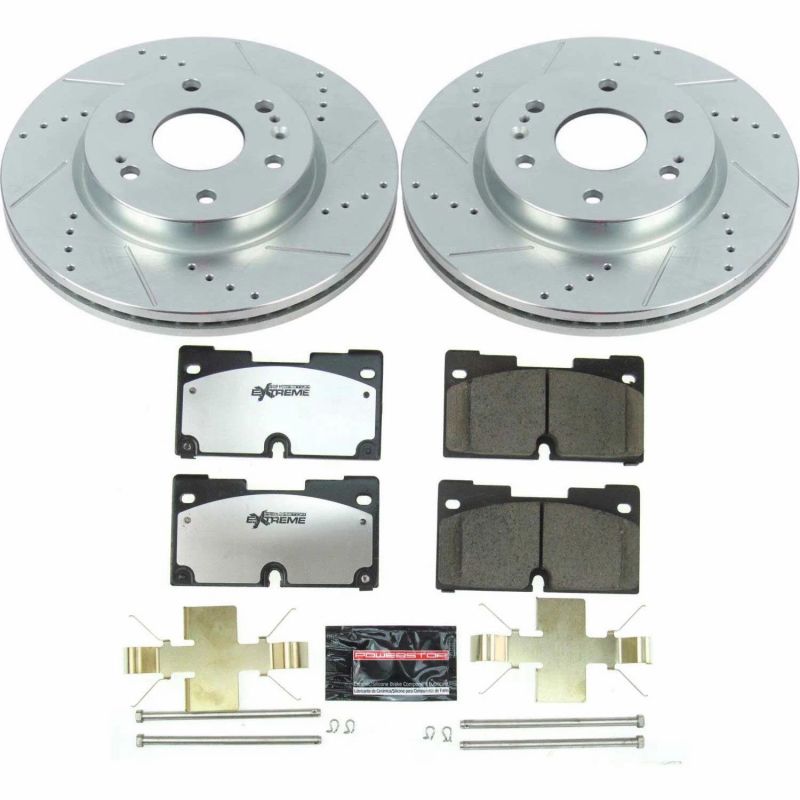Power Stop 2019 Chevrolet Silverado 1500 Front & Rear Z36 Truck & Tow Brake Kit