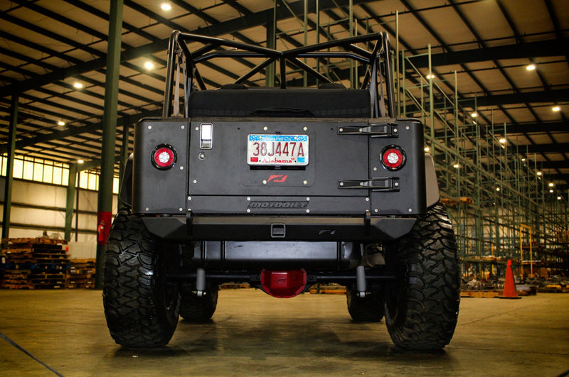Rear Rock Crawler Bumper w/receiver for Jeep CJ / YJ / TJ / LJ