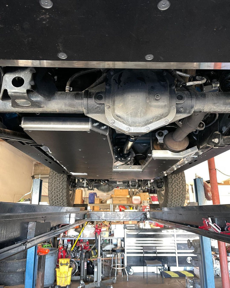 JLU Diesel Aluminum Belly Skid Plate System