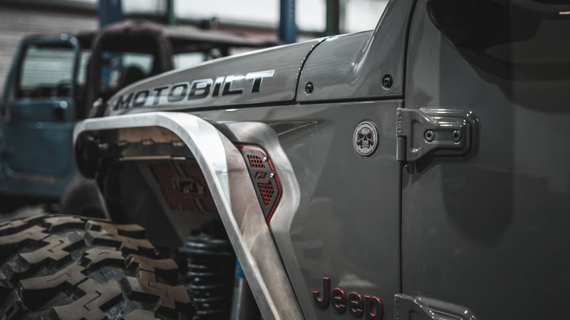 Hatchet High Line Front Fender 2" Flare for Jeep JL/JU/JT - Aluminum