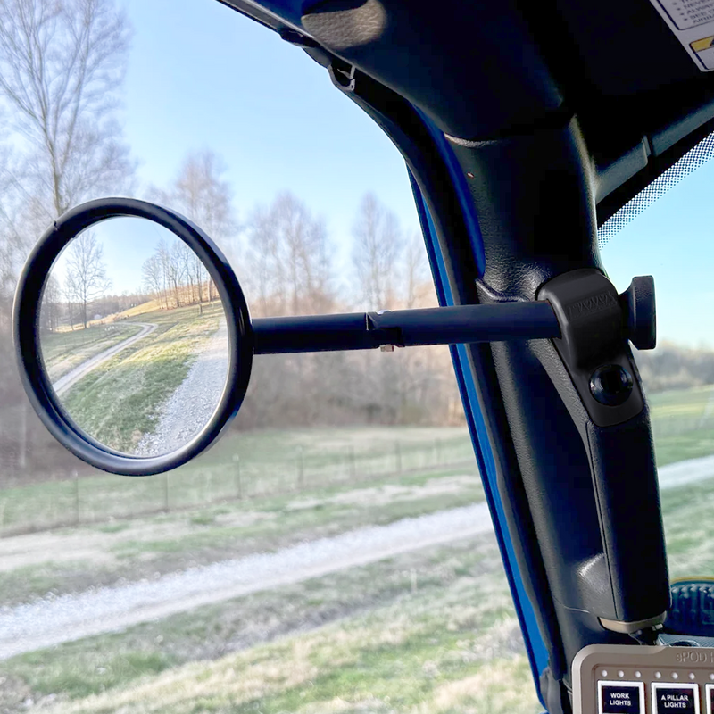 A-Pillar Side Mirror Set For 2024+ Jeep Wrangler JL & Gladiator - CMM Offroad