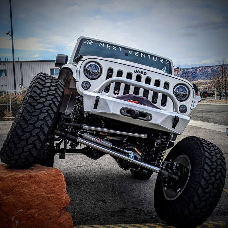 JK Aluminum Front Bumper — Featherweight Series