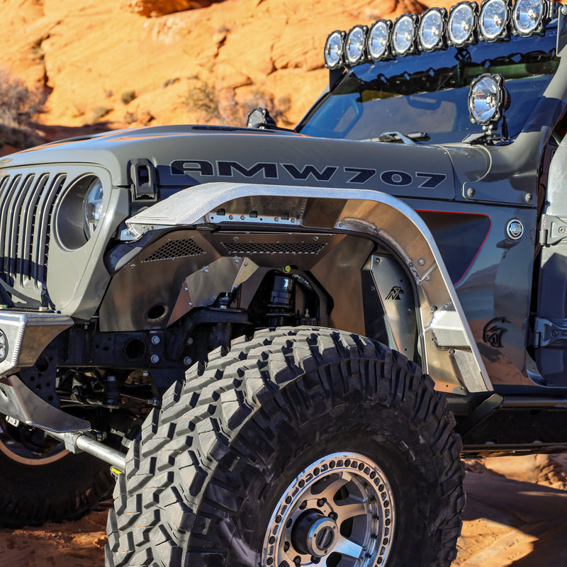 JL/JT Front Aluminum High Line Fender Flares
