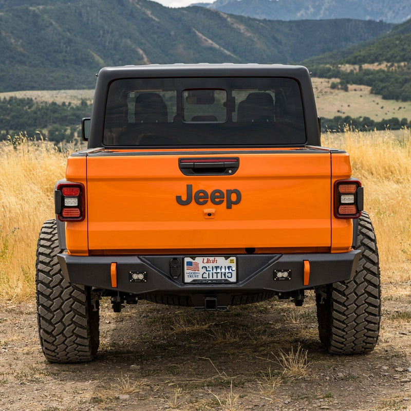 JT Aluminum Rear Bumper — Featherweight Series