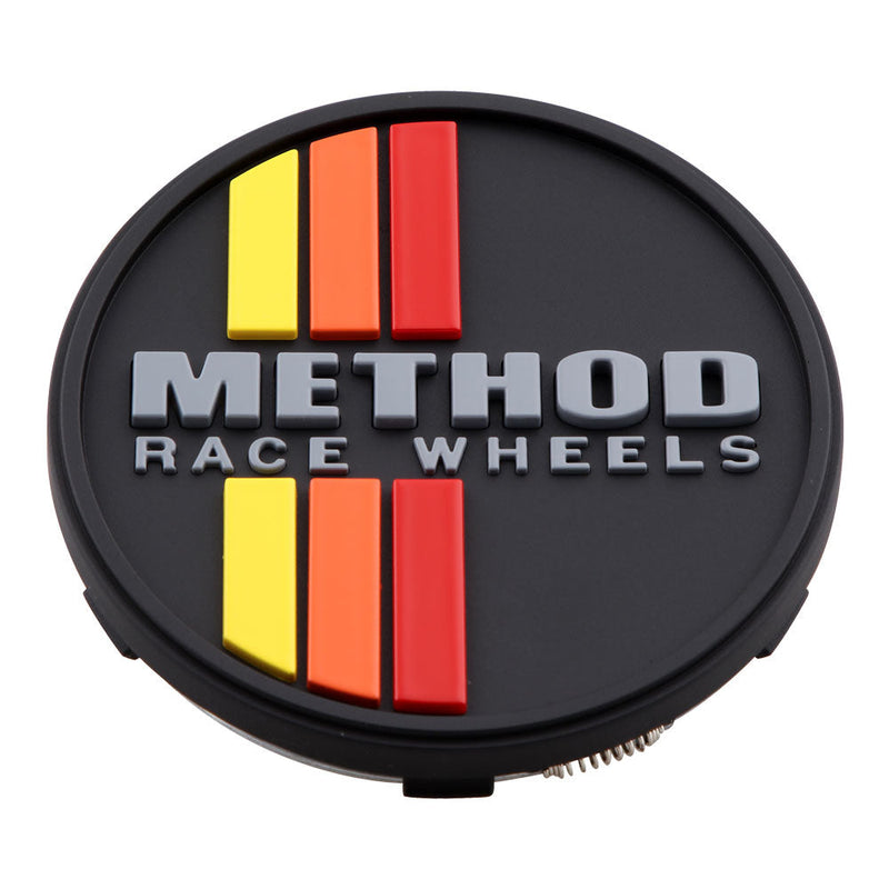 Method classic yor stripes push through cap black emblem