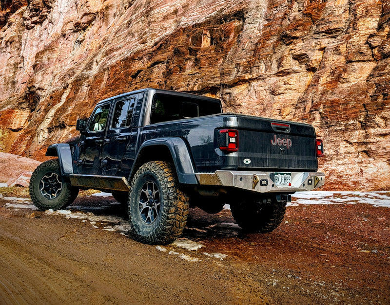 JT Aluminum Rear Bumper — Featherweight Series