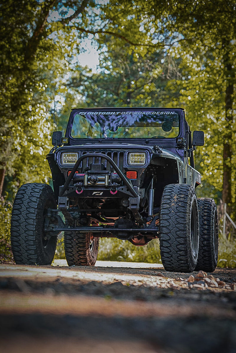 Hatchet Highline Front Fenders 0" Flare for Jeep YJ - Aluminum