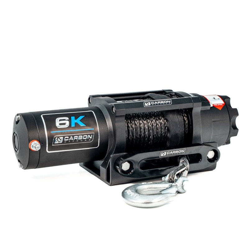 Carbon Offroad 6000lb ATV - Small 4X4 Winch