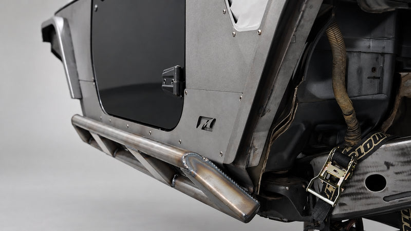 Frame Mounted Stretch Rock Slider - Jeep JK