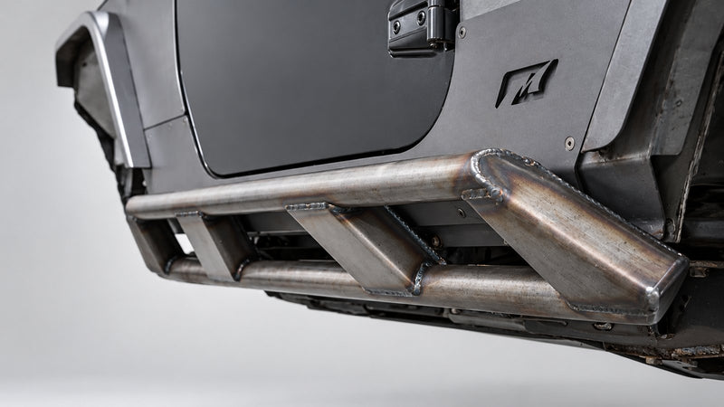 Frame Mounted Stretch Rock Slider - Jeep JK