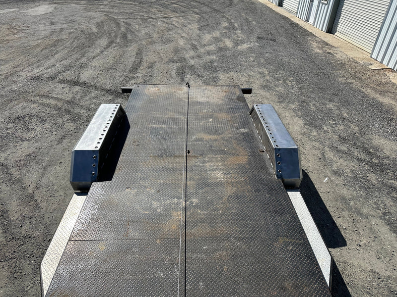 Heavy Duty Weld on DIY Drive Over Trailer Fender Kit Bare Steel - Pair