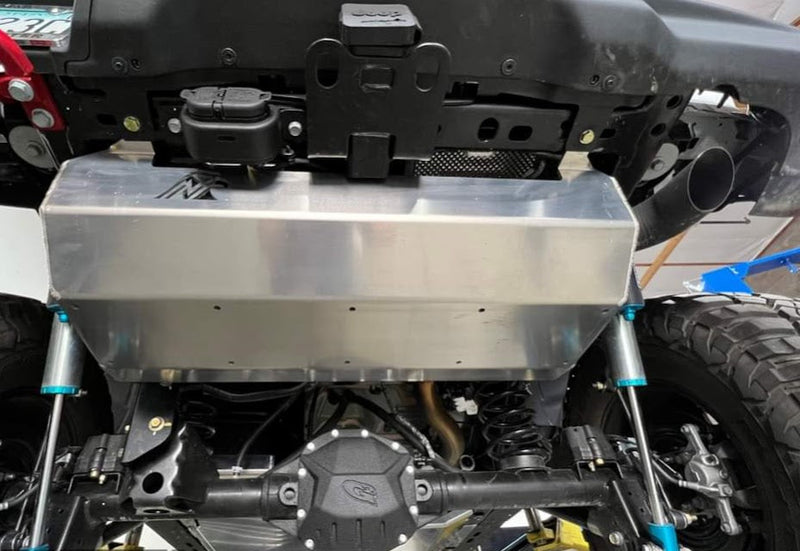 JLU Diesel Aluminum Belly Skid Plate System
