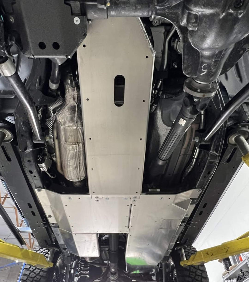 JLU Diesel Aluminum Belly Skid Plate System