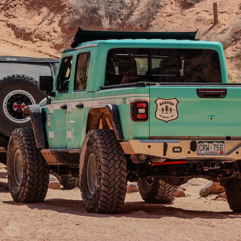 JT Aluminum Rear Bumper — Featherweight Series