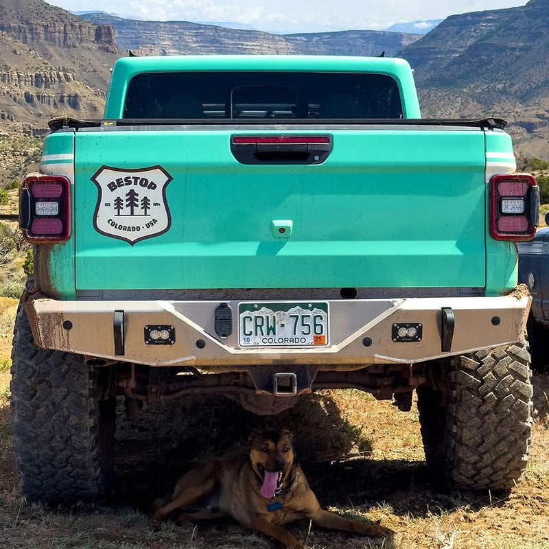 JT Aluminum Rear Bumper — Featherweight Series