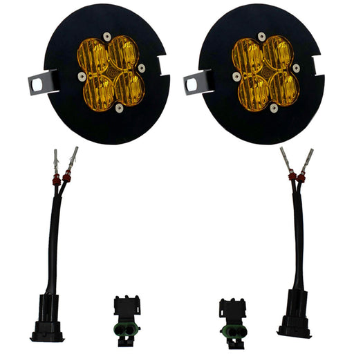 Amber LED Squadron Sport Fog Pocket Kit for Ford F-150 and Toyota Tundra