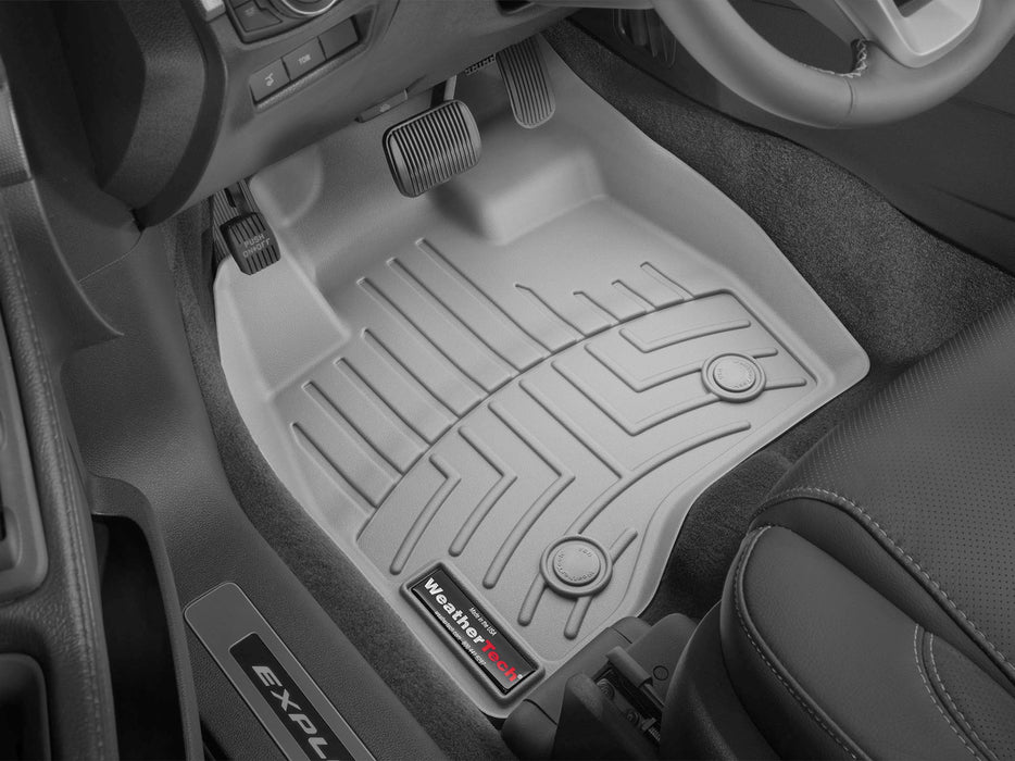 WeatherTech 2020+ Ford Explorer Front First & Second Row Floorliner - Black