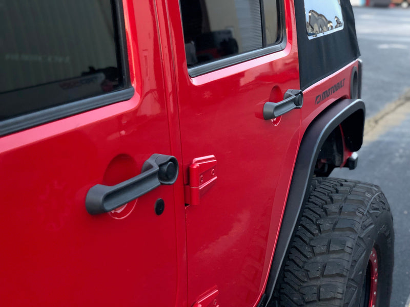 Crusher Rear Fender 2" Flare for Jeep JK / JKU - Steel