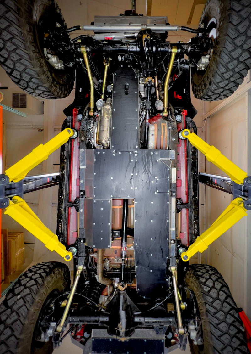 JLU Diesel Aluminum Belly Skid Plate System