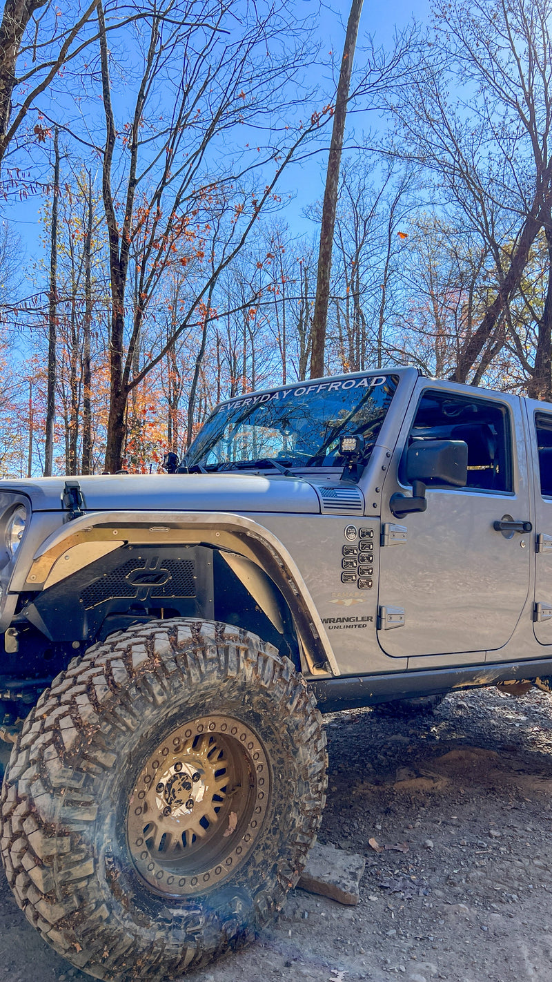 Hatchet Highline Front Fenders for Jeep JK/JKU - Aluminum