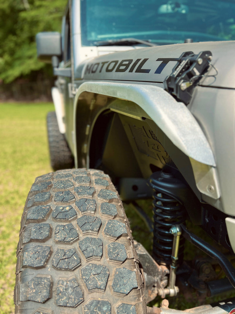 Hatchet Highline Front Fenders for Jeep JK/JKU - Aluminum
