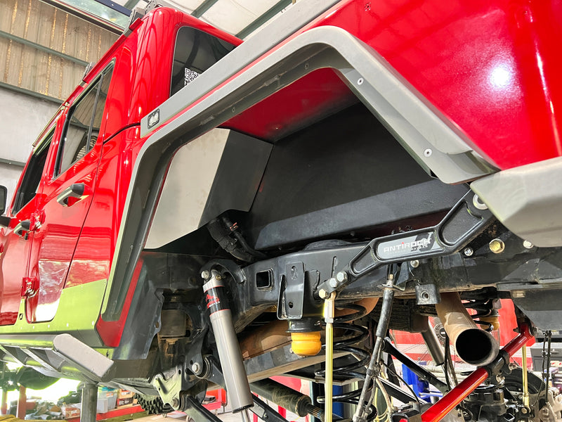 Bobbed Bed Aluminum Rear Inner Fenders for Jeep Gladiator