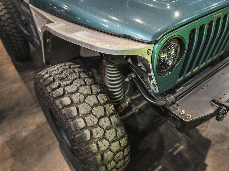 Hatchet High Line Front Fenders 2" Flare for Jeep TJ/LJ - Aluminum