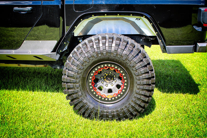 Rear Aluminum Inner Fenders for Jeep JT Gladiator