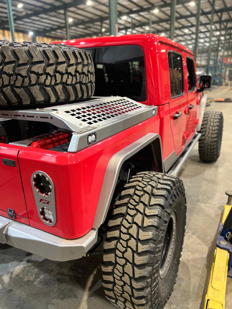 Motobed Tire Carrier Molle Panels