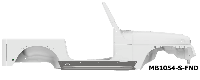 Rocker guards Fits Comp/Stretch Cut Corner Guards w/ Tube Step for Jeep TJ