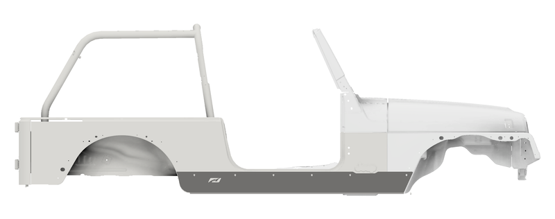Full Length Rocker Guards for Jeep LJ Unlimited