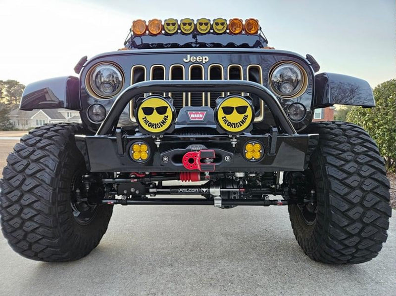 Crusher HD Front Bumper w/Tube Bull Bar for Jeep JK/JKU