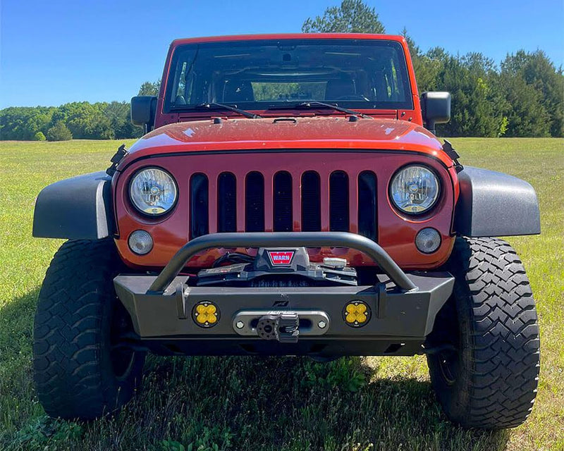 Crusher HD Front Bumper w/Tube Bull Bar for Jeep JK/JKU