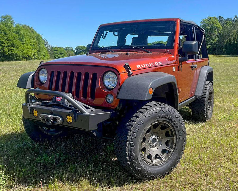 Crusher HD Front Bumper w/Tube Bull Bar for Jeep JK/JKU
