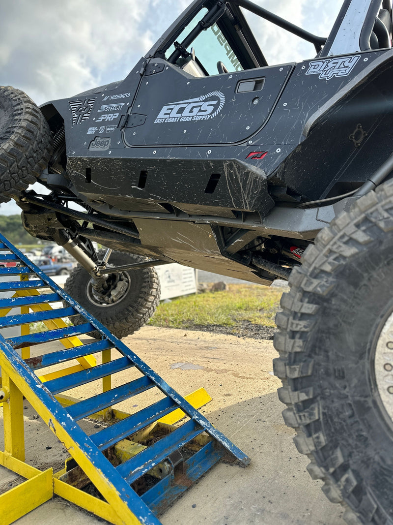 Crusher Rocker Guards with Boat Side Steps for Jeep TJ
