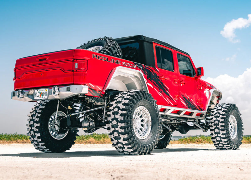 Hatchet High Line Rear Fenders for Jeep JT Gladiator - Aluminum